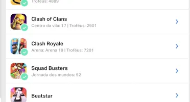 Conta PASSE ATIVO!! cv17+ clash royale+ brawl stars