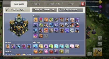 Conta PASSE ATIVO!! cv17+ clash royale+ brawl stars