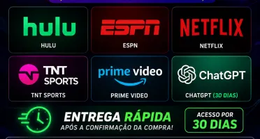 Hulu, Espn ,Netflix, Tnt,Prime,Chatgpt(30 Dias)