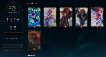 Conta League of Legends Plat1 