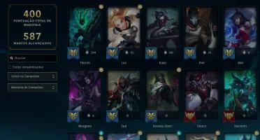 Conta League of Legends Plat1 