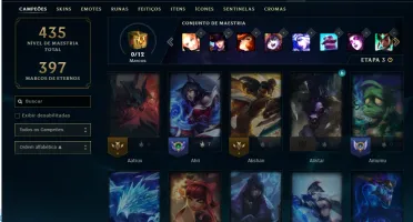 conta do lol