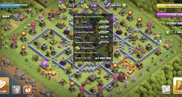 Conta De Clash Of Clans Cv 12 Full (Faltam Herois)