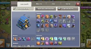 Conta De Clash Of Clans Cv 12 Full (Faltam Herois)
