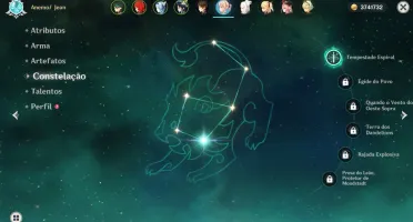 Eula c5+zhongli+xiao+ 2 tumulo do lobo + arco de amos e +t5