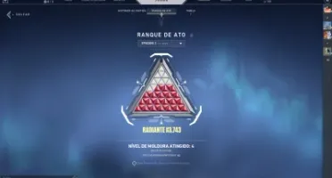 CONTA VALORANT RADIANTE COM R$900,00 REAIS EM SKINS
