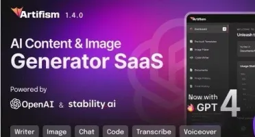 Artifism v2.6.0 - Gerador de conteúdo e imagem de IA