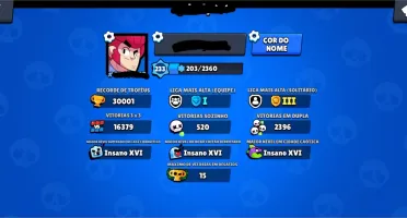 (CHANCE UNICA) Conta Brawl Stars FULL