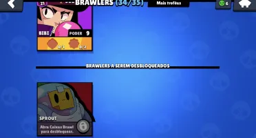 Conta Braw Stars - 18 k; 34/35 brawlers