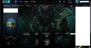 Conta League lvl 18, 8 champs, 1597EA tresh,pyke,tk,irelia