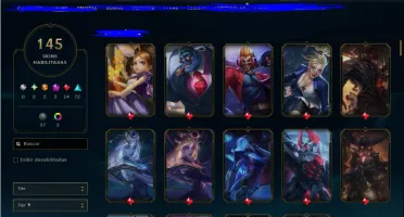 Conta lol prata IV, todos os champs, honra 4, level 377 e 14
