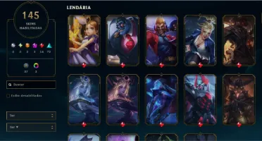 Conta lol prata IV, todos os champs, honra 4, level 377 e 14