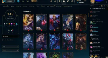 Conta lol prata IV, todos os champs, honra 4, level 377 e 14