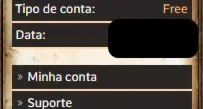 Conta do MuDominium Personagem Blade Knight Lv 600