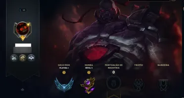 Conta de Lol | Platina 1 | 8 skins | 1 skin +2 ativar | 100+