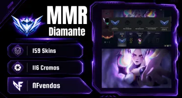 (Premium) CONTA UNRANKED LOL 2015 MMR DIAMOND 159 SK 116 CR