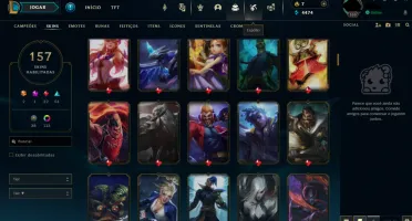 *Compre já* Conta Lol 2015 Elo anterior Diamond 4 / 159 Skin