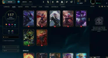 *Compre já* Conta Lol 2015 Elo anterior Diamond 4 / 159 Skin