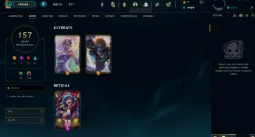 *Compre já* Conta Lol 2015 Elo anterior Diamond 4 / 159 Skin