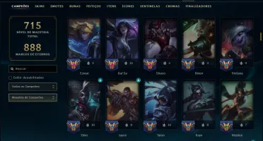 Esmeralda 2 com TODOS os Champs e 214 Skins +3 Prestigios