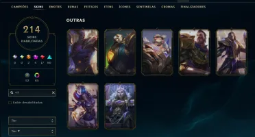 Esmeralda 2 com TODOS os Champs e 214 Skins +3 Prestigios