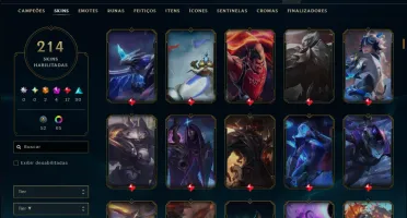 Esmeralda 2 com TODOS os Champs e 214 Skins +3 Prestigios