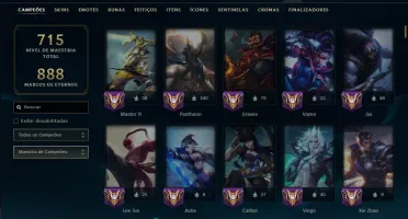 Esmeralda 2 com TODOS os Champs e 214 Skins +3 Prestigios