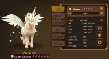 Conta Summoners War - 3 LDS - Christine, Eleanor e Sylvia