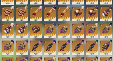 Conta Genshin AR 59 15 Personagens 5*