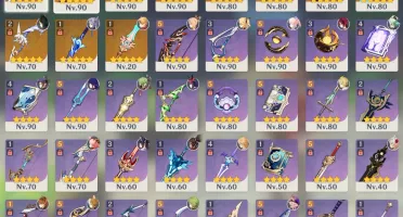 Conta Genshin AR 59 15 Personagens 5*