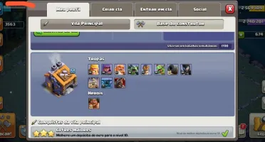 CV12 FULL CLASH OF CLANS TH12 6 CONSTRUTOR paisagem 6 skins