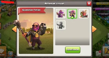 CV12 FULL CLASH OF CLANS TH12 6 CONSTRUTOR paisagem 6 skins