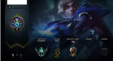 CONTA SMURF PLATINA 3 GANHANDO 24/25 PDL