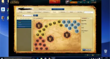Smurf com 34 champs 6skin 35W/7L season passada, borda prata