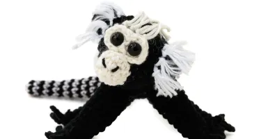 Sagui Grande em amigurumi