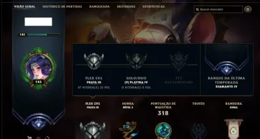 Conta platina 4 com 97 champs e 94 skins +1 Prestigio