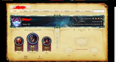 Conta League of Legends LV 30 + [plat s5] + [plat s6]