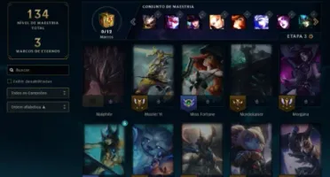 Unranked Com 17 Skins E 49 Campeões