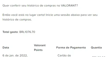 Conta Valorant Platina E Com Skins +1K Gastos (Acesso Total)