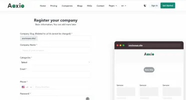Aoxio v2.7- SaaS multiempresariais de agendamentos