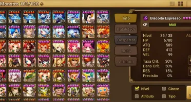 Conta Summoners War Com NAT5 L&D