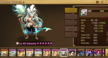 Conta Summoners War Com NAT5 L&D