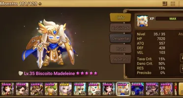 Conta Summoners War Com NAT5 L&D