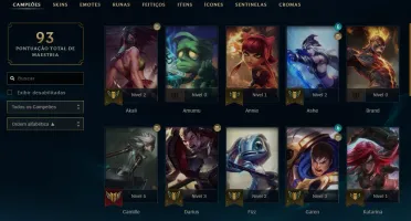 Conta League Of Legends