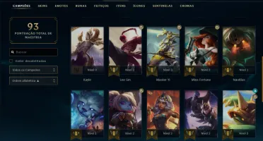 Conta League Of Legends