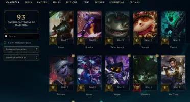 Conta League Of Legends