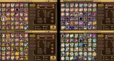 Summoners War Global com ChunLi Light Tiana Verad Rica