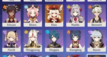 Conta AR 32 com Klee e Kazuha