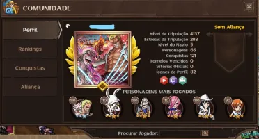 Conta GLA ótima para jogar - Equip +8 - Trip 4k