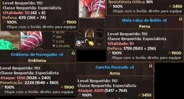 Conta GLA ótima para jogar - Equip +8 - Trip 4k